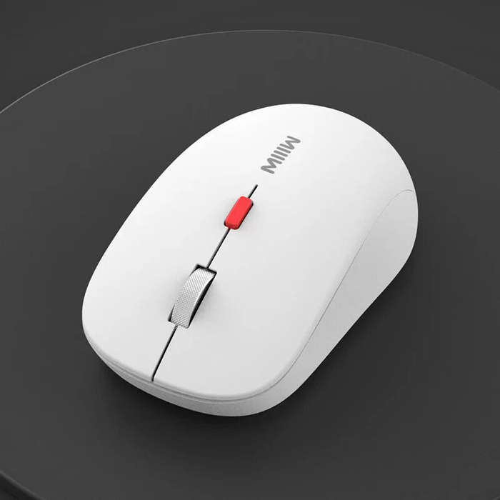 Black - Xiaomi MIIIW Wireless bluetooth Mouse 800/1200/1600DPI Switchable Silent Clicking Detachable
