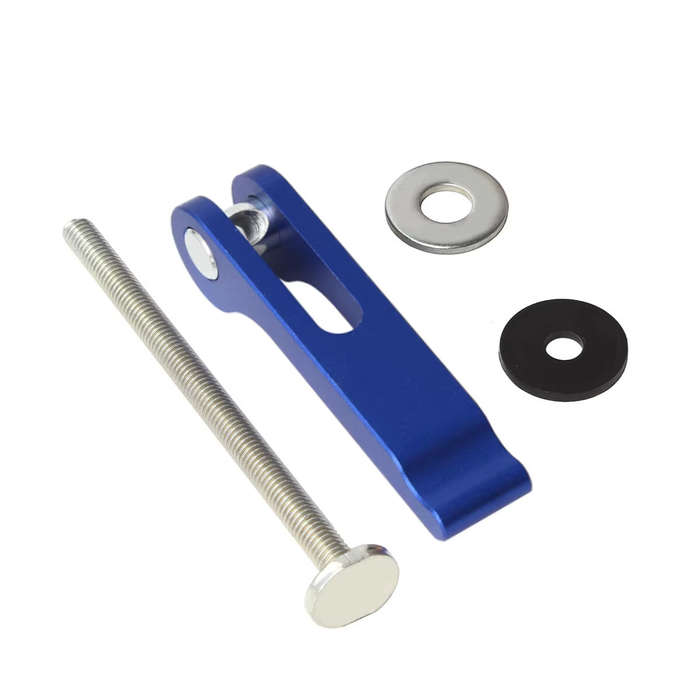 Blue - Quick-Acting Woodworking T-Track Hold Down Clamp 5/16"-18 Thread for 19mm T-Track