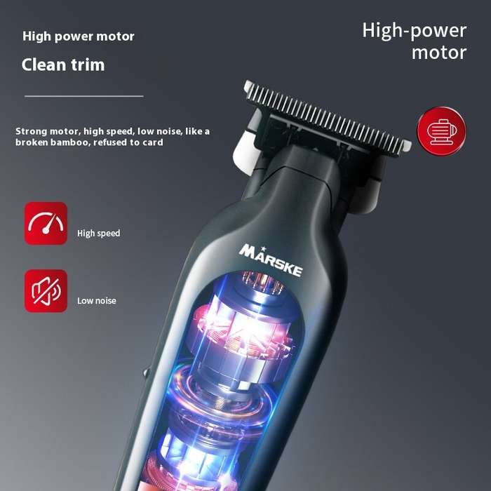 Gold - MARSKE Electric Hair Clipper USB Rechargeable Professional Hair Clipper Perfect Trim Men's Ha