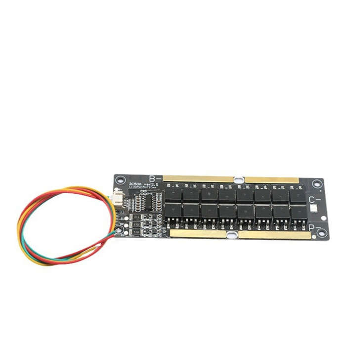 Black - BMS 3S 12.6V 50A Li-ion Lithium Battery Charge Protection Board with Balance PCB PCM