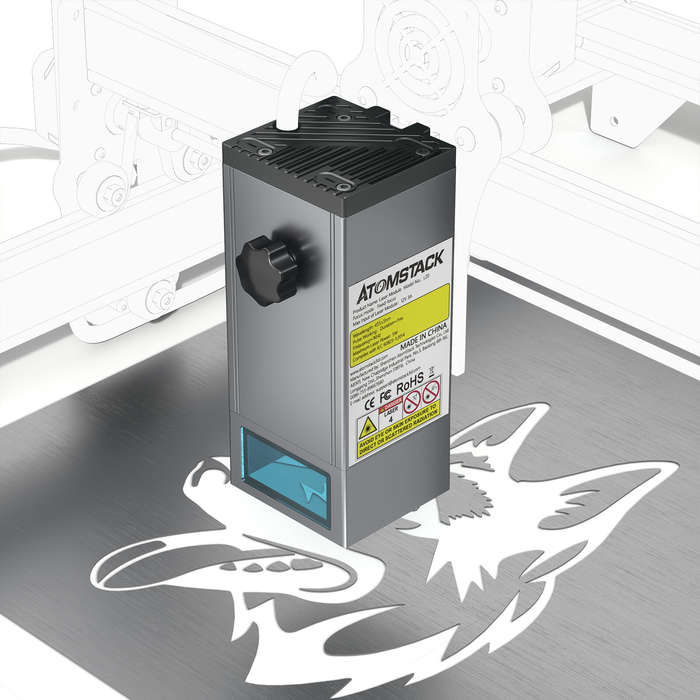 Atomstack M100 20W Quad Laser Module With Air Assist System