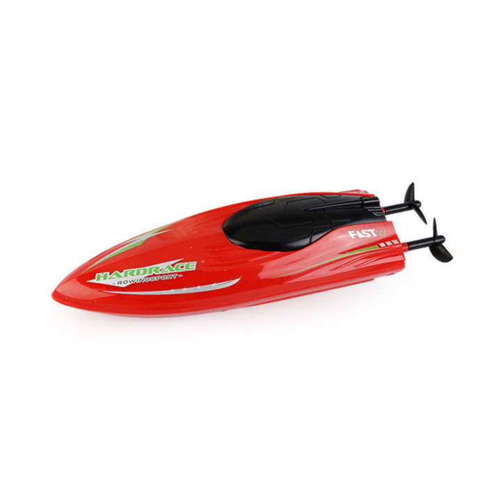 Red - JJRC S8 RTR 2.4G RC Boat Stunt Mini Speedboat LED Light 360 Rotation Remote Control Racing Shi