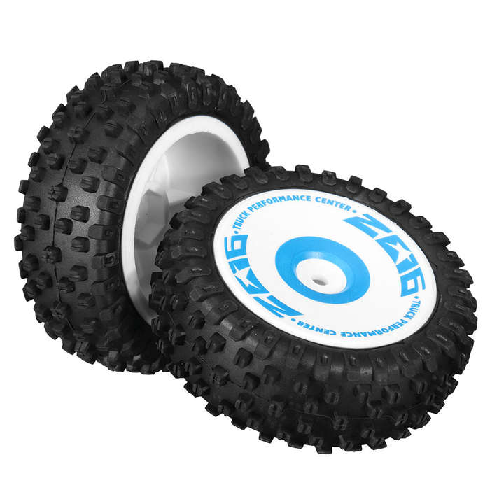 Rear - 2PCS Wltoys 124017 Brushless 1/12 RC Car Spare Front/Rear Tires 2017 2018 Vehicles Model Part