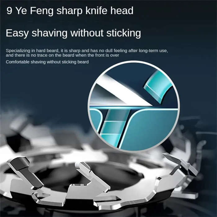 Black - Portable Mini Electric Shaver USB Rechargeable Men's Hair Trimmer Beard Razor Men Shaver Fac