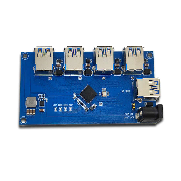 Only Board - VL817 USB3.1 Hub Module 1 to 4-Port Hub High Speed USB Expansion Module