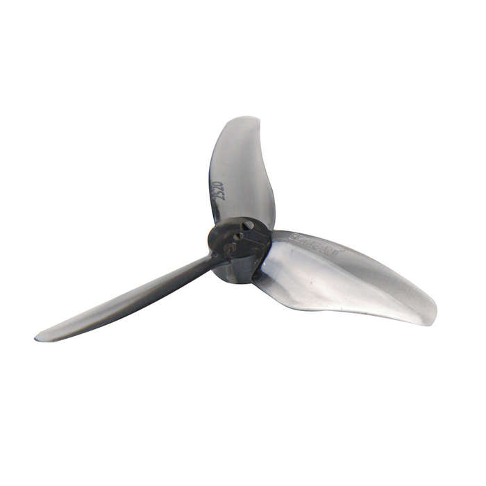 Clear grey - 4 Pairs Gemfan Hurricane 2520 2.5x2.0 2.5 Inch 3-Blade Propeller 1.5mm Hole for RC Dron
