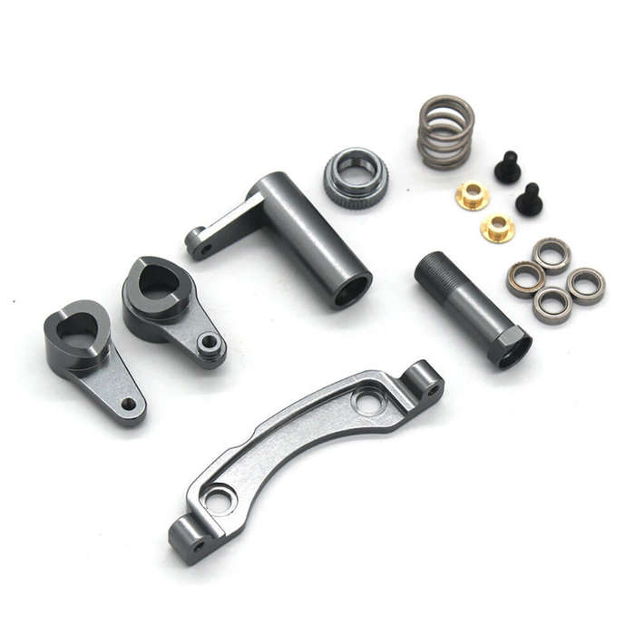 Grey - Steering Component Assembly Set For ZD Racing DBX-10 1/10 Model Remote Control RC Car Parts