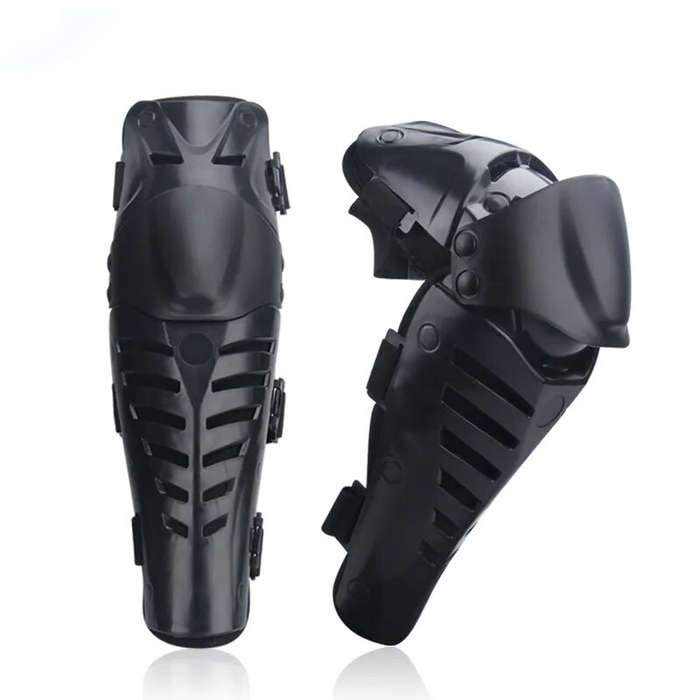 Black - 2pcs Motorcycle Racing Safety Protective Gear Wrist Knee Protector Knee Pads Motorbike Ridin