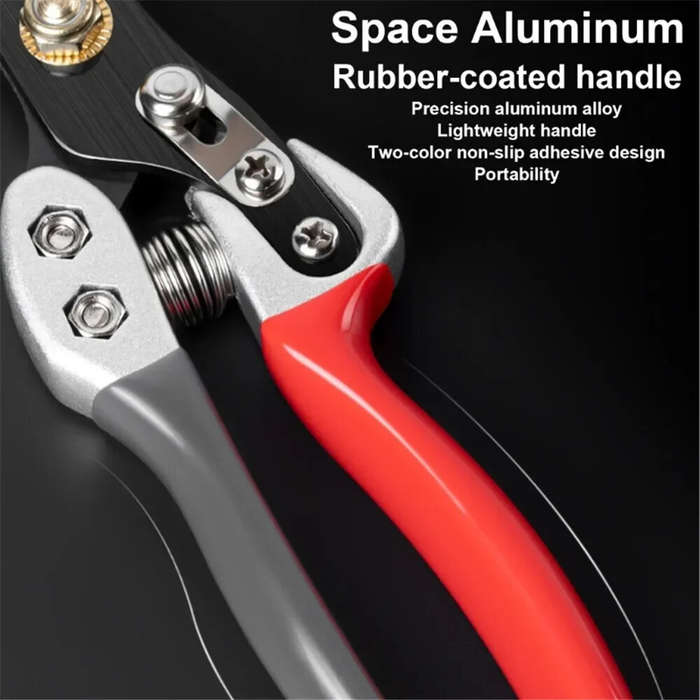 Red - Steel Sheep Shears 31.5cm Professional Animal Trimming Scissors Anti-Slip Handle Forged Quench