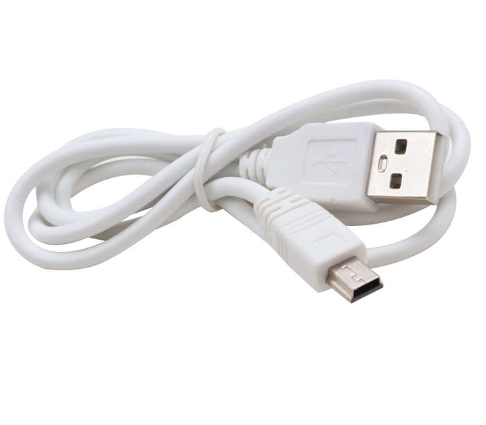 White - Eachine USB Type A 80cm to USB Mini-B 5 Pins Adatper Cable Cord For EV100 DVR Goggles RC Dro