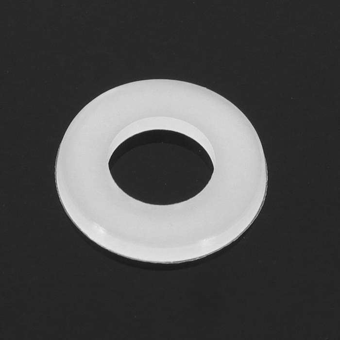 M3 - Suleve MXNW2 100pcs M2 M3 M4 M5 White Nylon Flat Washer Gasket Thickness 1mm