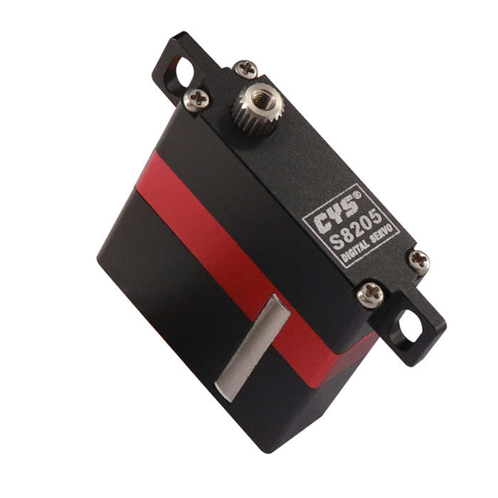 Black - CYS-S8205 27g 4kg Flat Block Servo Digital Servo with Coreless Motor for Glider Aircraft