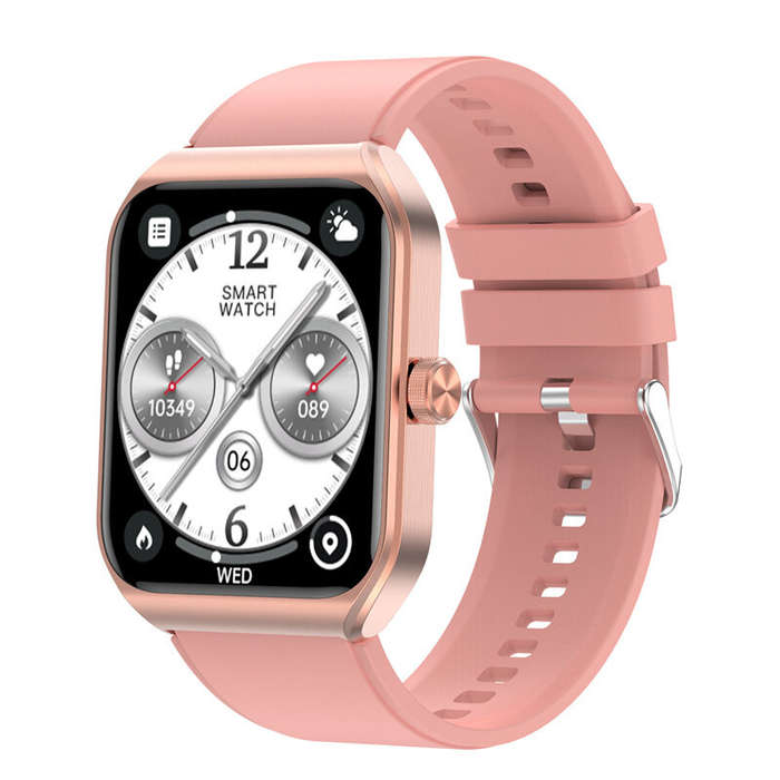 Silver - T56 1.91inch HD Screen Dual Mode bluetooth Call Heart Rate Blood Pressure Blood Oxygen Moni