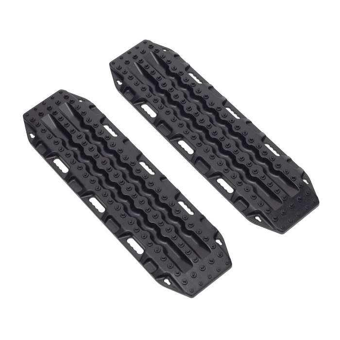 Red 1 - 2PCS Upgraded Escape Board Anti-Skid Plate Decoration Simulaton RC Car Parts for 1/10 SCX10