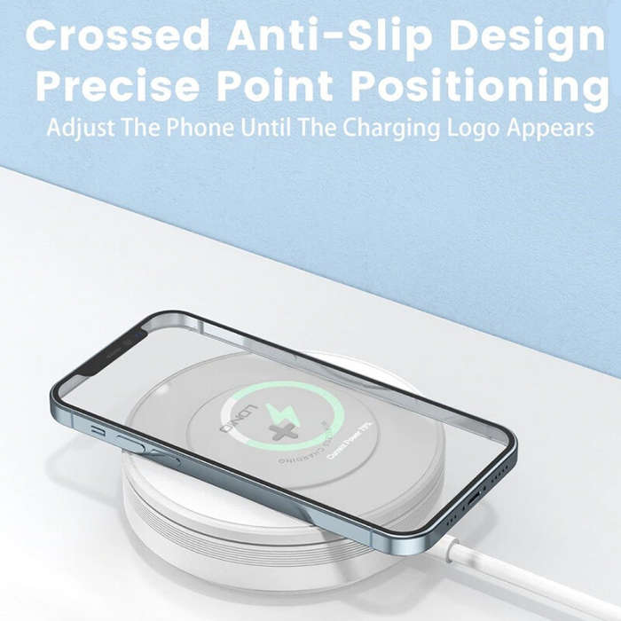 US Plug - LDNIO AW003 32W 5-in-1 Desktop Wireless Charger Charging Station with 4-Port PD/QC3.0 Fast