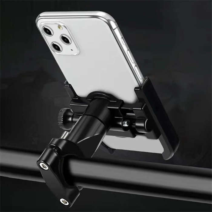 For Rearview Mirror - XANES 50-95mm Aluminum Alloy Bicycle Phone Holder 360 Rotatable Adjustable Ext