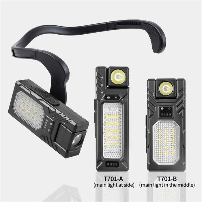 A - Induction Hanging Ear Work Light Portable EDC Flashlight Outdoor Fishing Headlamp Waterproof Eme