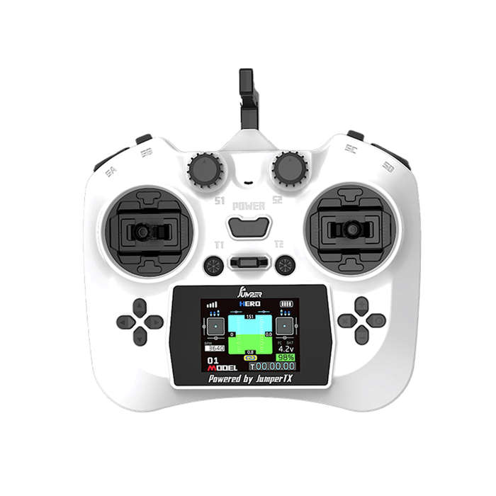 Grey - Jumper Smart 2.4GHz 12CH ELRS 2-Inch Color Screen Full Function Small Size Radio Controller w
