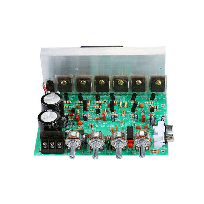 Board Only - High Power Audio Amplifier Board 2.1 Channel Subwoofer Amplifier Board 240W AMP Dual AC