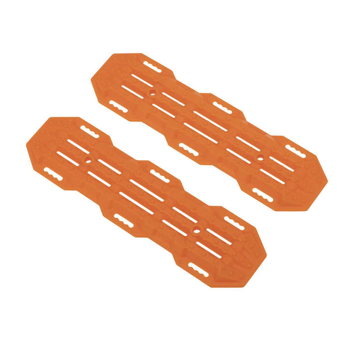 Red 1 - 2PCS Upgraded Escape Board Anti-Skid Plate Decoration Simulaton RC Car Parts for 1/10 SCX10