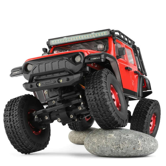 One Battery - Wltoys 2428 RTR 1/24 2.4G 4WD RC Car Rock Crawler Off-Road Climbing Truck LED Light Ve