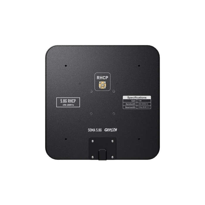 Black - GEPRC SOMA 5.8G High Gain 17dBi RHCP Directional Long Version Flat-Panel SMA FPV Antenna For