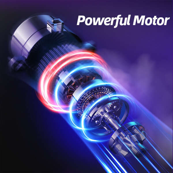 Grey - 4000mAh Air Circulation Silent Fan Portable Air Circulator Fan 3 Speed Adjustment Battery Ope