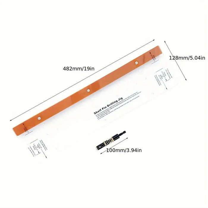 #A - Drill gauge Bake lite Acrylic Door Hinge Drilling Positioning Plate Multifunctional Door Hinge