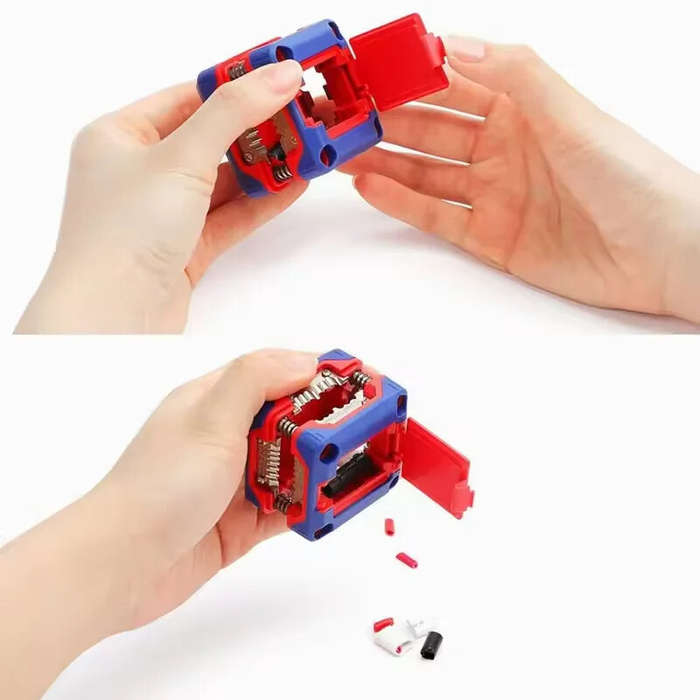 Red - Automatic Wire Stripper Crimper Tool 0.2-16mm Adjustable Cable Cutter Precision Stripping Plie