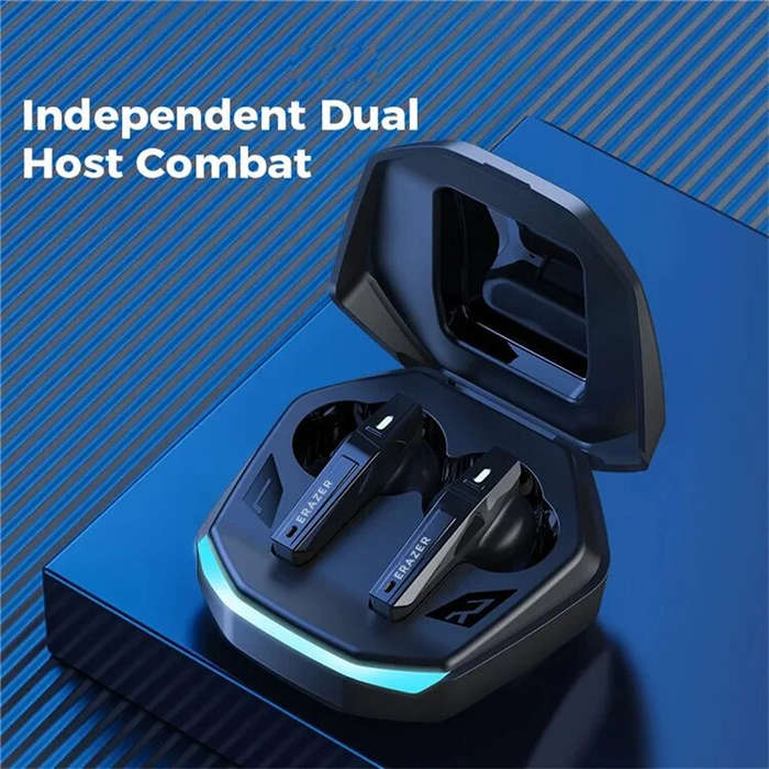 Black - LENOVO Erazer XT86 Pro TWS Earbuds bluetooth 5.4 Earphone 10mm Diaphragm 360 Surround Stereo