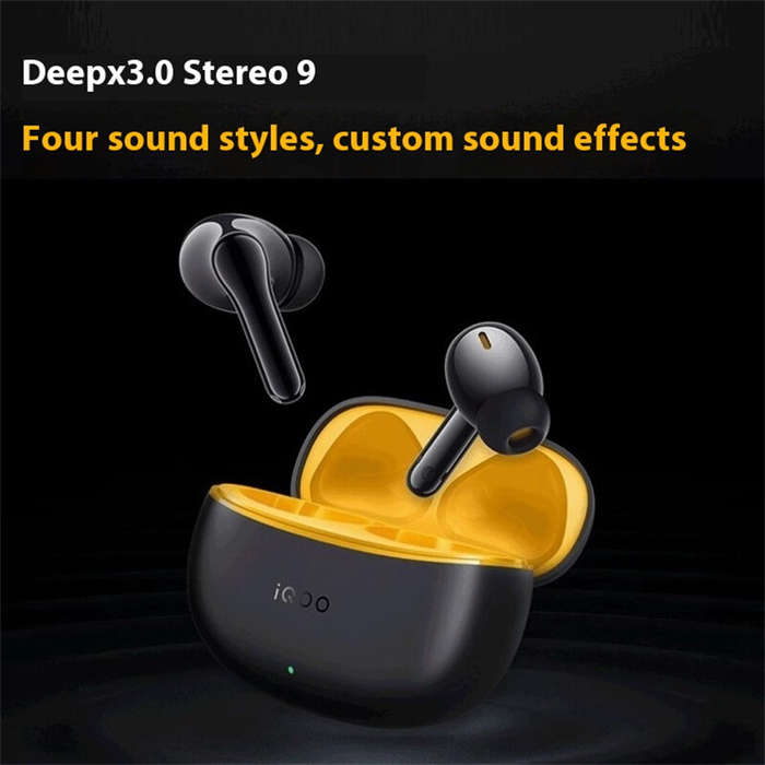 White - VIVO iQOO TWS 1i Wireless Headset bluetooth Earphone Low Gaming Delay 3D Surround Sound AI C