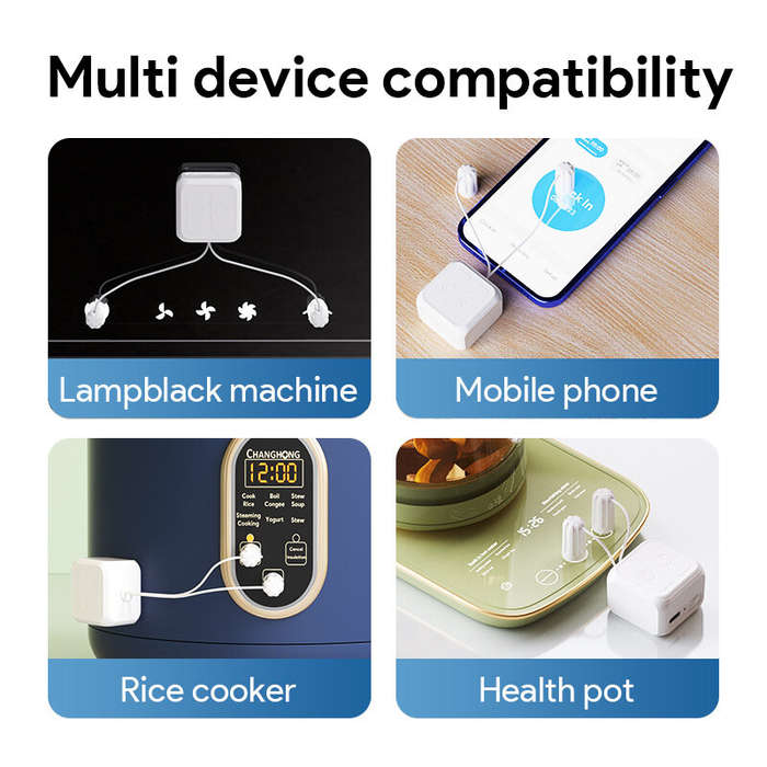 White - Tuya bluetooth Smart Fingerbot Switch Button Touch Mode Fingerbot Smart Life APP Voice Remot