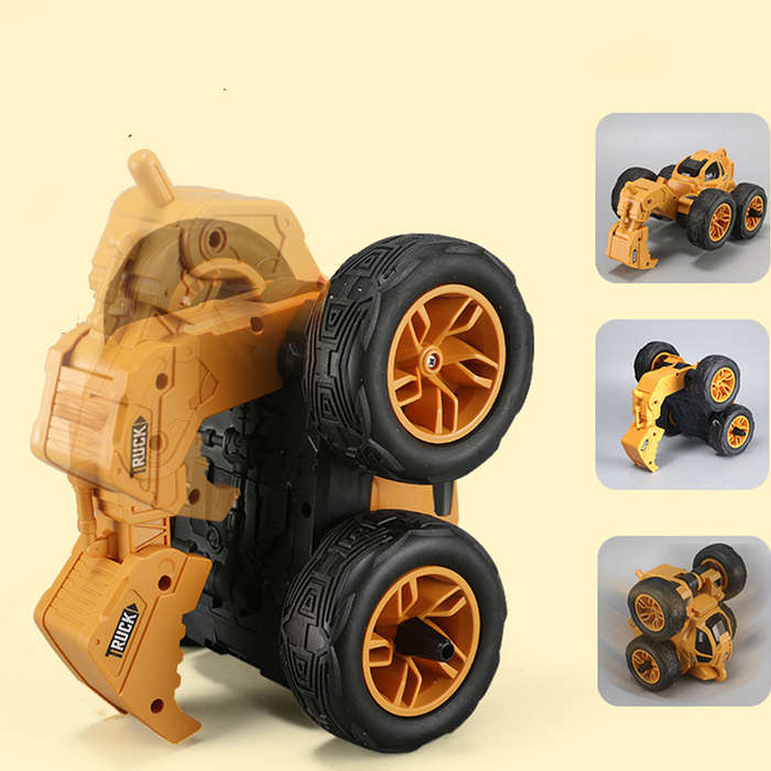 01 - 2.4G Drop-resistant Excavator RC Car Stunt RC Car for Children Toys
