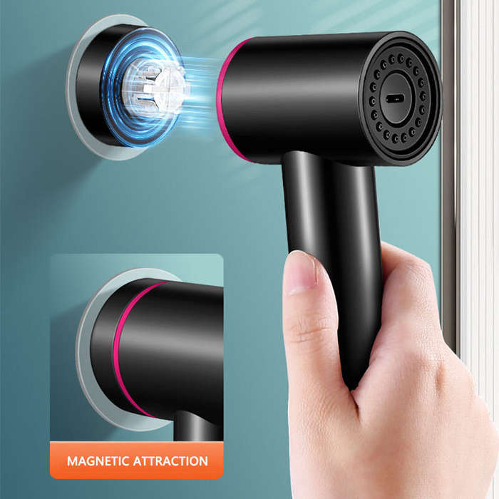 Black - Toilet Bidet Sprayer Faucet Set Flushing Spray Gun Toilet Magnetic Bidet Sprayer High Pressu