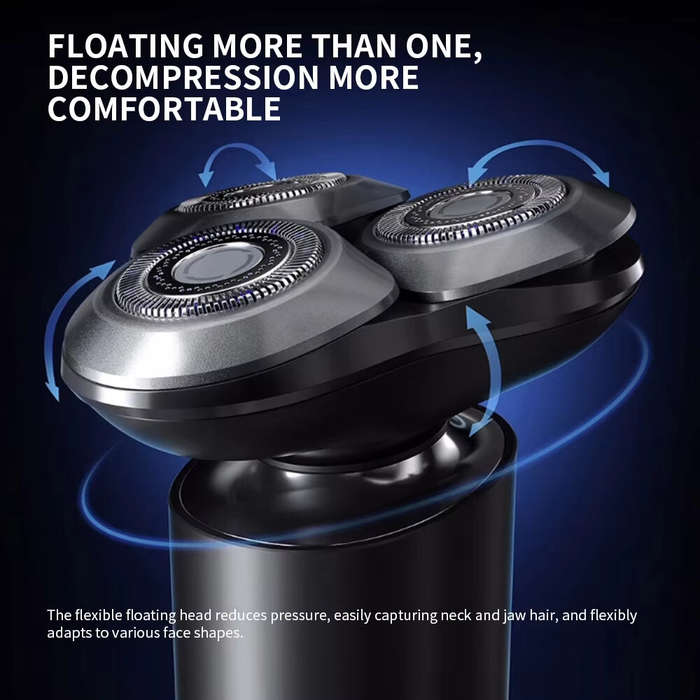 Black - XIAOMI MIJIA S301 Men's Electric Shaver Beard Trimmer Machine Shaving Portable Flex Razor IP