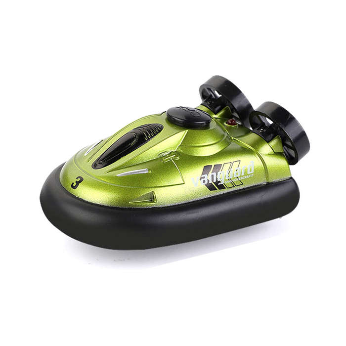 Blue - Updated Happycow 777-580 RC Hovercraft 2.4Ghz Remote Control RC Boat Ship Model Kids Toy Gift