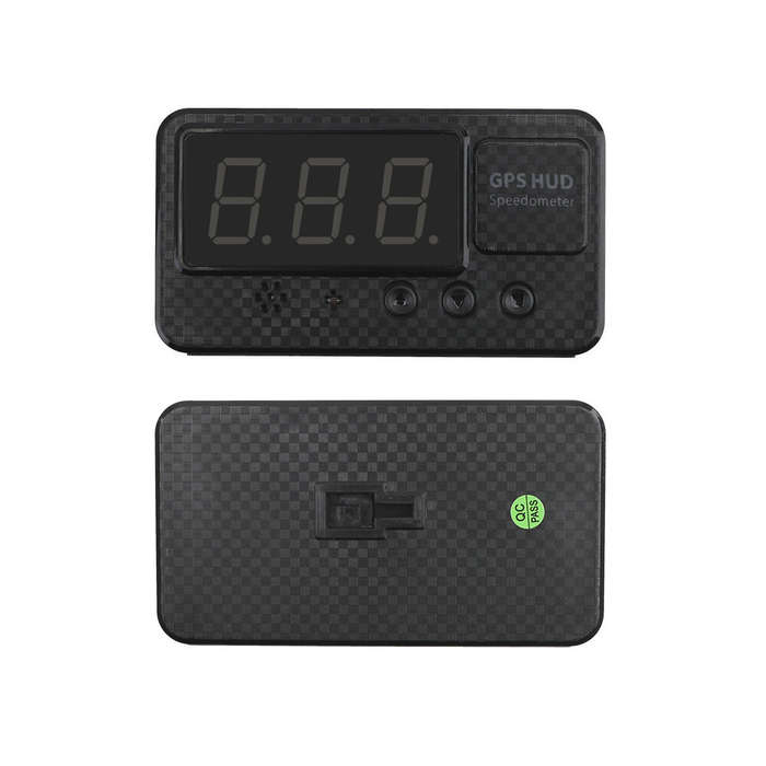 #1 - Car Head Up Display GPS Speed Measurement Speeding Alarm Mileage Statistics Instrument GPS HUD
