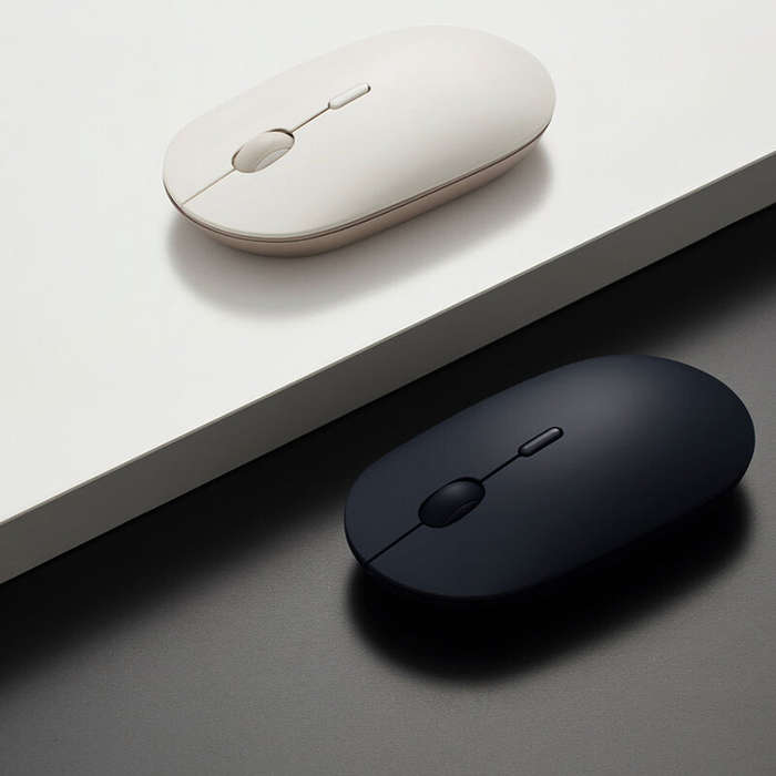 Black - Xiaomi 3 Wireless Mouse 2.4GHz Bluetooth Dual Modes 2400/1600/1200/800 4 DPI Mini Wireless M