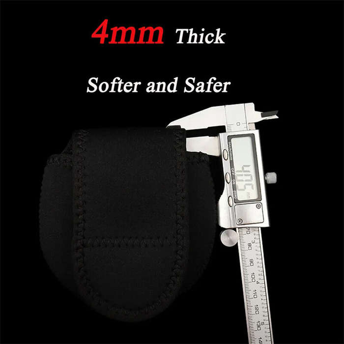 L - Portable Fishing Reel Bag Waterproof Protective Case Cover For Spinning Reel Baitcasting Reel Dr