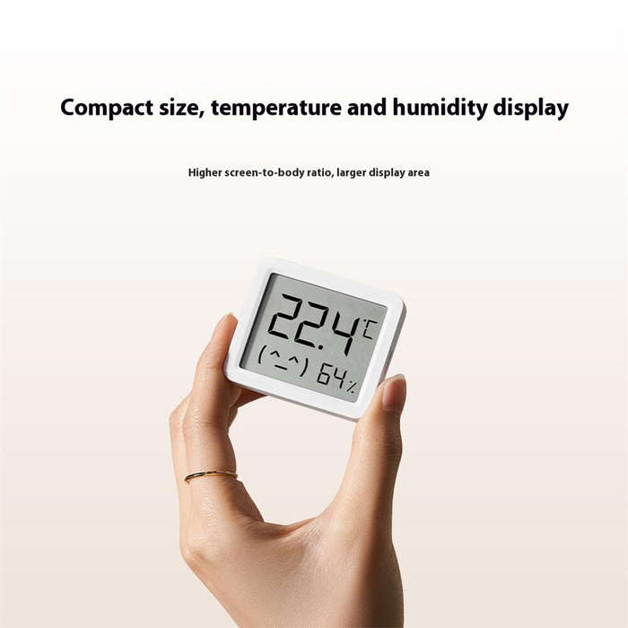 White - XIAOMI 3 Mijia Smart Temperature Humidity Sensor Mini 0C-60C Range Bluetooth 5.0 High Precis
