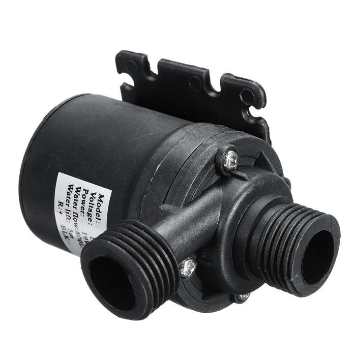 12V - Ultra-quiet DC 12V/24V Home 750L/H Portable Brushless Motor Submersible Water Pump 5.5M for Co