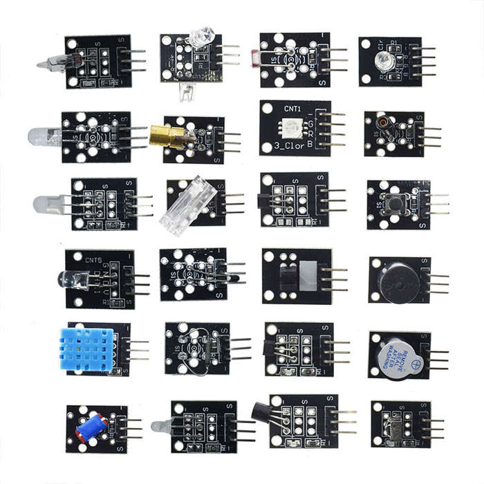 Geekcreit 45 In 1 Sensor Module Board Starter Kits Upgrade Version For Arduino UN0 R3 MEGA2560 Plast