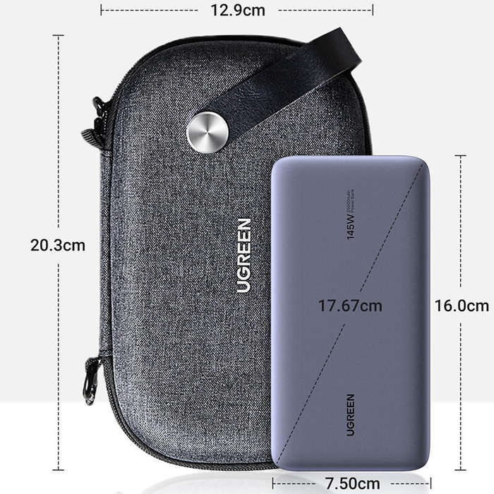 UGREEN Case Electronic Organiser Bag Travel Organisation Power Bank Storage Protective Case for Mous