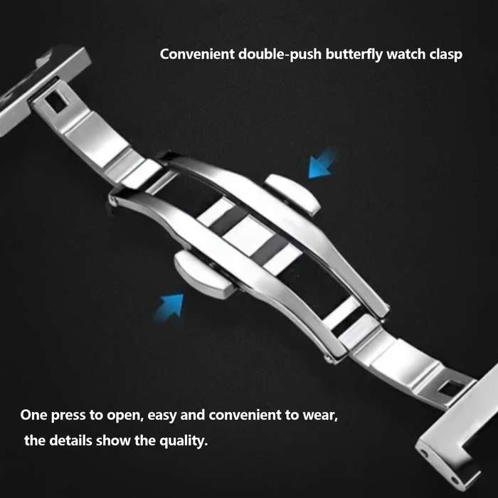 Gold - AIYISHI Luxury Men's Square Quartz Watch Steel Strap Casual Business Wristwatch Waterproof Lu