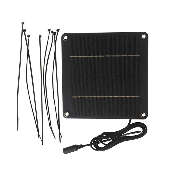 4W - 4W Monocrystalline Solar Panel 12V Portable Efficient Energy Conversion Outdoor Power Supply 55