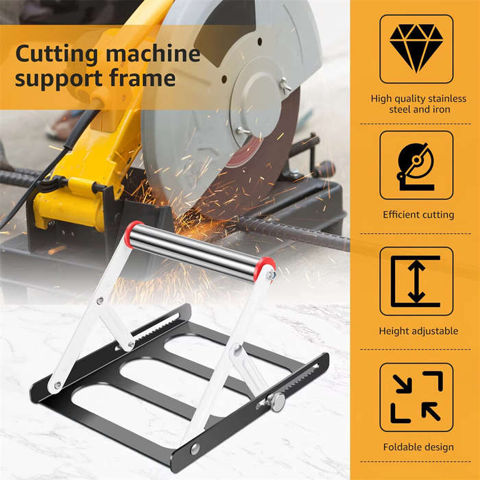 2 pcs - 1/2pcs 55-135mm Multifunctional Cutting Machine Material Rack Height Adjustable Tripod Auxil