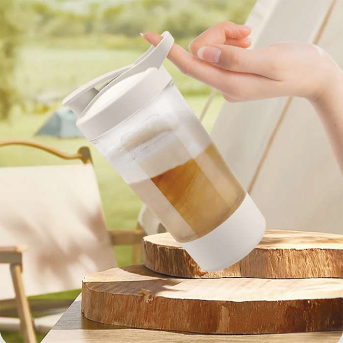 White - Automatic Shaker Cup Self-Stirring Shake Cup Usb Charging Shake Cup Suitable For Protein Sha