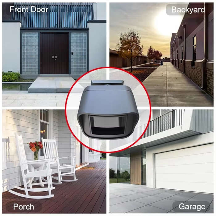 WIFI - Tuya Smart WiFi Outdoors Waterproof Detector Motion Sensor Remote APP Notifications Compatibl