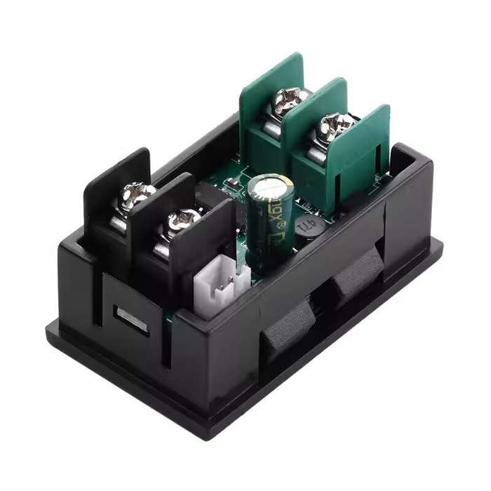 Black - DC7200 7-200V 20A Digital Power Energy Voltmeter Ammeter Voltage Wattmeter Temperature Meter
