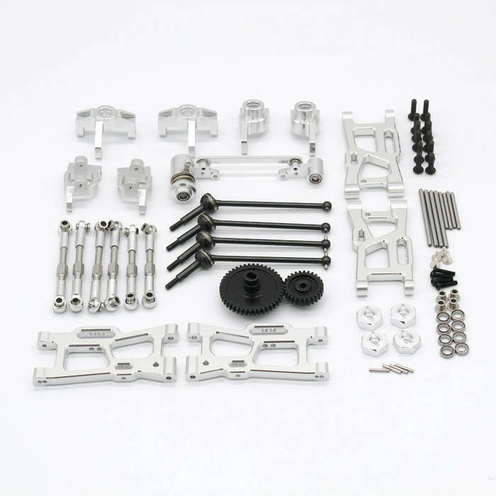 07 - Wltoys 144001 144010 124017 124019 124018 Upgraded Metal Parts Set RC Car Parts